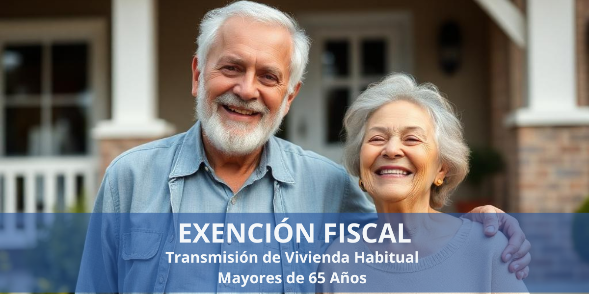 Exención Fiscal por Transmisión de Vivienda Habitual para Mayores de 65 Años